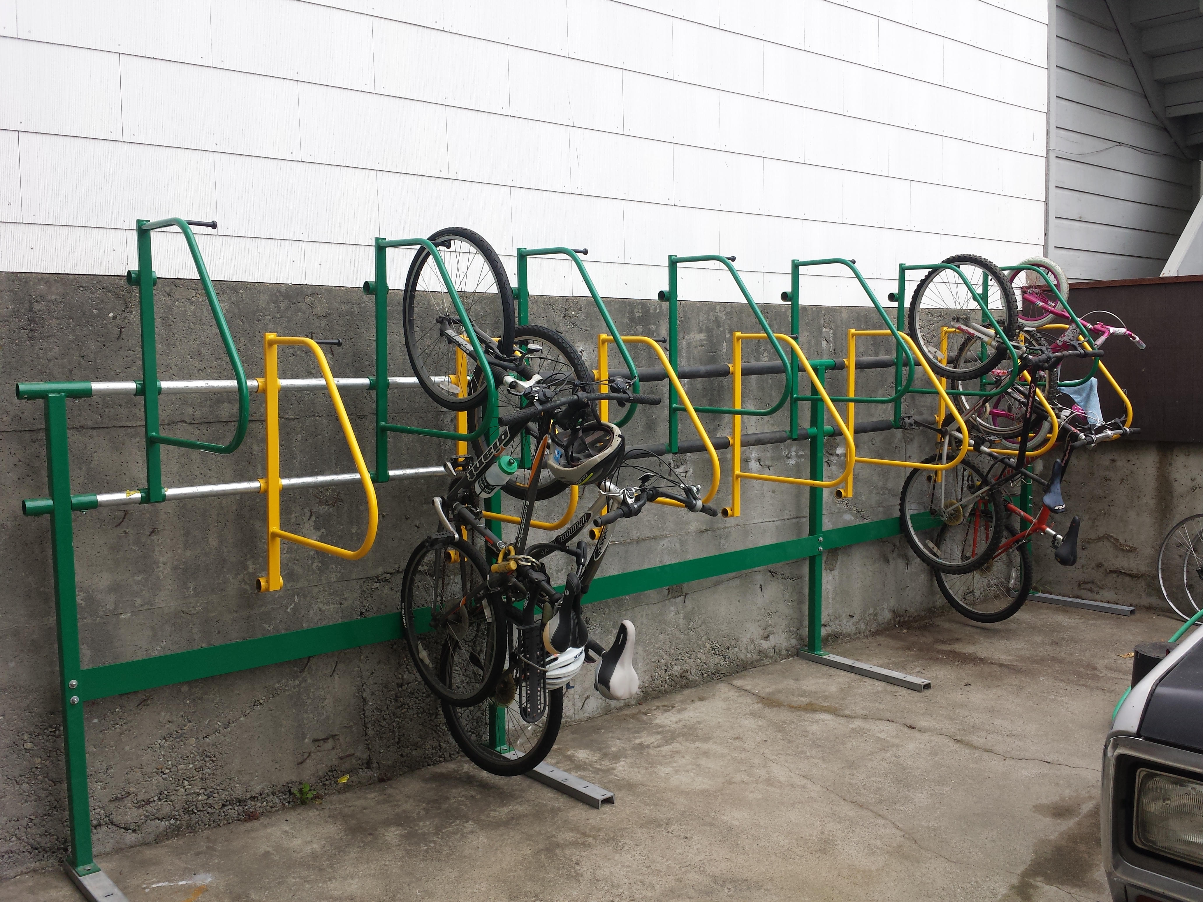 Bike rack installation